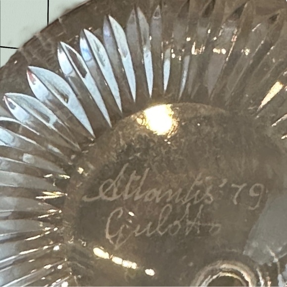 Vintage Crystal Bud Vase - Picture 3 of 3